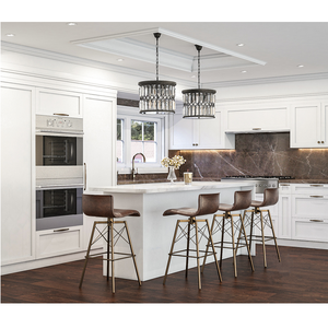 Tablero superior de cocina de MDF estilo coctelera Panel moderno Nuevos gabinetes modulares con acabado pintado Listo para ensamblar - Product Image 1