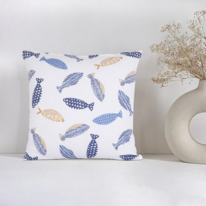 Indian Manufacturer Exporter 100% Cotton 180gsm Cushion Covers Unique Designs Printed for All Types Home Textile Products - Product Image 1