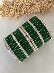 Gran oferta de conjuntos de brazaletes de lujo para mujer para novia 2026, conjuntos de brazaletes Churiya de última moda para mujer para fiesta de boda y regalos EID - Product Image 4