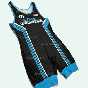 Meilleurs maillots de sport de lutte internationale avec panneau de maille arrière toutes tailles maillots de lutte USA avec des designs personnalisés - Product Image 1