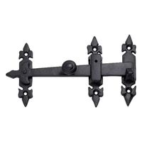 Loquet de porte en acier inoxydable au design innovant, finition chromée, longue durée de vie, prix raisonnable, pour usage domestique et jardin.