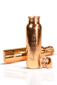High Quality Modern Pure <b>Copper</b> Water <b>Bottle</b> | Eco-Friendly Large Capacity Multi-Use <b>Drinking</b> <b>Bottle</b> Lid for Wellness Hydration - Product Image 5