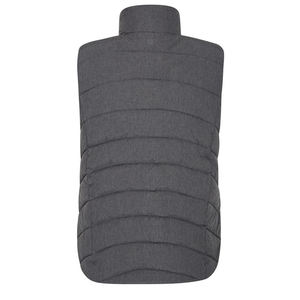 Chaqueta acolchada sin mangas con cremallera acolchada de poliéster negro para hombre, llegada de invierno 2023/24, con tela de lona con cuello levantado a la venta - Product Image 3