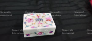 Joyería de lujo Madre azul de perla Trabajo Caja de almacenamiento de joyas Suministro mundial Colecciones de decoración elegante - Product Image 6