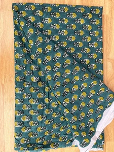 Nuevo diseño de alto grado Estampado de bloque manual 100% Tela de algodón por yarda a precio de fábrica Proveedor - Product Image 4