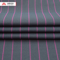 Pantalons de yoga et soutiens-gorge de sport A3601 Premium, tissu ultra extensible, doux, respirant, rayé, 300 g/m², 42 % polyester, 30 % nylon, 28 % élasthanne