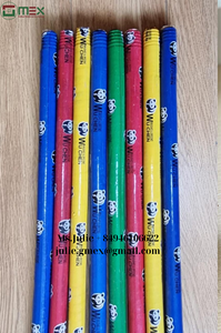 Bâton de vadrouille à grains en bois 100% avec tête de balai en PVC et pelle à poussière à usage domestique - Product Image 5