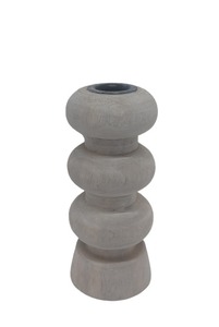 Metal <b>Candle</b> <b>Pillar</b> Holder Grey <b>colour</b> <b>Candle</b> Stand For Wedding And Home Decor Handmade In Bulk - Product Image 2