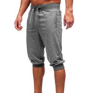 Pantalones cortos deportivos transpirables de gran tamaño personalizado para hombre con bolsillos laterales cómodos para Fitness Beach Casual Sweat Shorts - Product Image 5