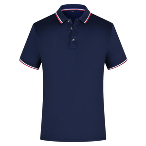 เสื้อโปโลสำหรับผู้ชายดีไซน์ใหม่เสื้อกอล์ฟผ้าคอตตอนเนื้อนุ่มสบายระบายอากาศได้ดีเสื้อแจ็กเก็ตถักแบบนุ่มพิมพ์ลาย - Product Image 1