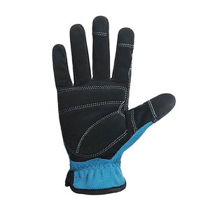 ถุงมือช่างผ้าฝ้ายป้องกันการลื่นด้านหลังจากร้าน TPR ถุงมือทำงานเพื่อความปลอดภัยทนทานต่อการก่อสร้าง - Product Image 4