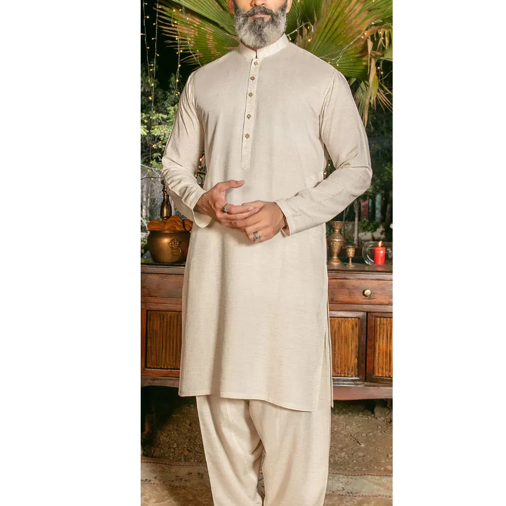 Fabricante profesional hecho hombres Salwar Kameez vestido/nueva llegada de alta calidad de moda paquistaní Salwar Kameez para hombres