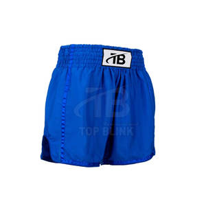 Nouvelle Arrivée Shorts Muay Thai Sportifs de Meilleure Qualité avec Taille Élastique Top Prix avec Motif Solide Directement de l'Inventaire d'Usine - Product Image 3
