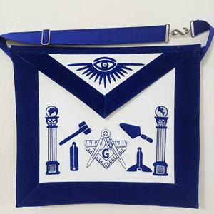 Working Tools Master Mason <b>Apron</b> Masonic Hand Embroidered - Product Image 1
