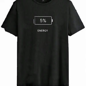 Camiseta de manga corta informal para hombre de alta calidad directa de fábrica 100% ropa de calle de algodón nuevo diseño de letras ropa al por mayor - Product Image 1