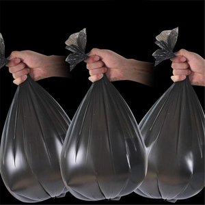 Sac à gousset latéral à poche plate réutilisable personnalisé en gros Emballage de déchets de poubelle en plastique jetable résistant aux fuites - Product Image 2