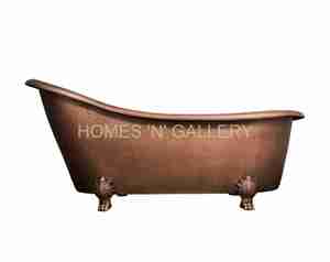 Bañeras de cobre hechas a mano de nuevo diseño de cobre con bañeras de cobre de cuatro patas fabricadas en India bañeras martilladas con metal - Product Image 1