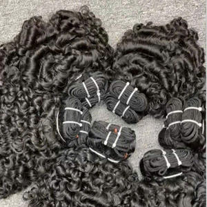 Extensiones de cabello humano vietnamita rizado birmano - Product Image 4