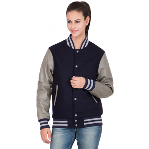 Vente en gros veste universitaire pour femmes veste universitaire de baseball en laine personnalisée OEM veste universitaire respirante personnalisée - Product Image 1