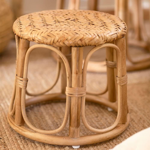 เก้าอี้หวายทำมือธรรมชาติสำหรับพื้นที่ในร่มและกลางแจ้ง - Product Image 4