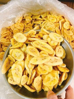 Export Van Vietnamese Leverancier Heerlijk Knapperige Bananenchips Harde Textuur Zoete Smaak Perfecte Snack Elke Gelegenheid Verpakte Tassen