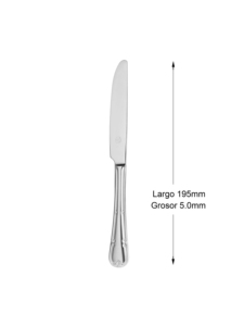 Couteau à fruits Mr.Spoon Série Flores 195mm Acier Inoxydable 13/0 Manche Monobloc Compatible Lave-Vaisselle Idéal pour la Maison, les Restaurants et les Hôtels - Product Image 2