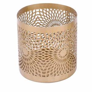 Bougeoir en métal doré pour décoration de mariage Porte-lumière pour thé Fête de Noël Maison Décoratif Vente en gros - Product Image 1