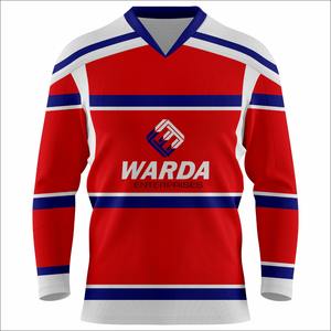 Equipo sublimado personalizado para camisetas de hockey sobre hielo transpirables de Canadá uniformes al por mayor - Product Image 2