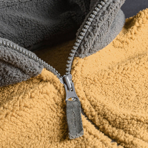 Veste polaire à manches longues pour hommes conçoit des trucs fabriqués en usine à bas prix Vestes polaires de meilleure qualité pour hommes - Product Image 6