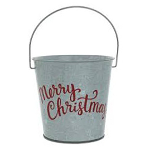 Flower Metal Planter <b>Christmas</b> Tinplate Ice Bucket Garden Galvanized Plant Pot Hanging Garden Bucket Tin <b>Box</b> Iron Pots - Product Image 4