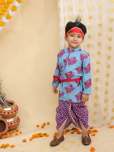 Exclusivo vestido pakistaní a juego Kurta y Maxi vestido para niños perfecto para fiestas Eid y celebraciones de bodas - Product Image 3