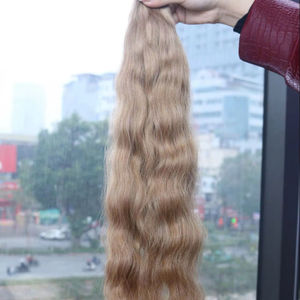 Extensiones de cabello a granel más vendidas 100% cabello crudo Double Drown 100 gramos colores claros 28 pulgadas - Product Image 1