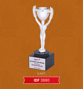 Vente en gros de figurines d'action trophée de récompense en métal de travail d'équipe d'excellence - Product Image 6