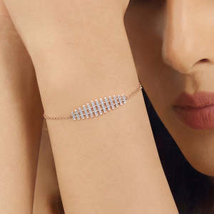 สร้อยข้อมือเพชรโรสโกลด์ Arinya Stack - Product Image 2