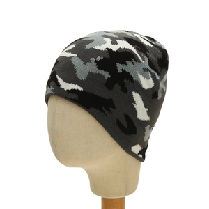 หมวกบีนนี่ผ้าขนแกะแจ็คการ์ดเก๋ไก๋หมวกถักหนาใส่สบายทันสมัยสำหรับกลางแจ้งเล่นกีฬาและเดินป่า - Product Image 6