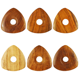 Púas de guitarra de cuerno de buey Bordes lisos para tocar rápidamente Instrumentos musicales hechos de material de cuerno duradero - Product Image 6
