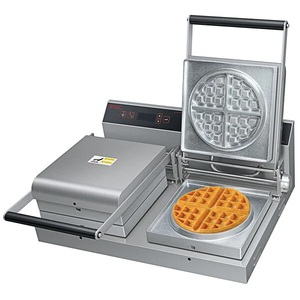 Máquina de Wafles ORIGINAL NUEVA SNACK-2 con Sistema Doble Snack, 120V 1800W, Acero Inoxidable 304, Temporizador Digital para Panaderías de Alto Volumen - Product Image 1