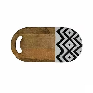 Tabla de Cortar de Madera con Resina sobre Esmalte Impreso, Tabla de Cortar de Esmalte Premium con Adhesivo de Montañas, al por Mayor para Frutas y Verduras - Product Image 3