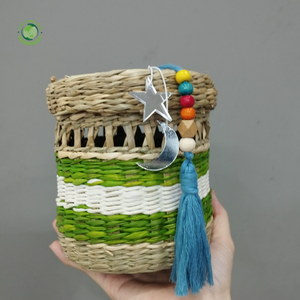 Seagrass <b>woven</b> <b>basket</b>, Home accessories Natural materials that are safe for health and aesthetically pleasing wholesale. - Product Image 4