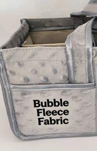 סל אחסון אופנתי מבד בועות אקולוגי לתינוקות, לאחסון חפצי תינוקות ותחנת החתלה, רב מכר - Product Image 5