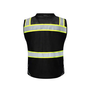 เสื้อกั๊กก่อสร้างสะท้อนแสงสำหรับผู้ชายเสื้อใส่ทำงานสำหรับวิศวกรเสื้อแจ็กเกตแบบออกแบบโลโก้ได้ตามที่ต้องการ - Product Image 3