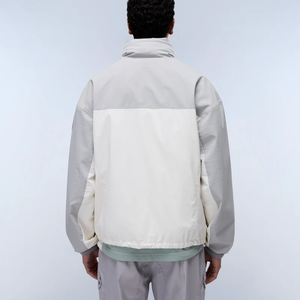 Chaqueta Cortavientos Urbana con Bloques de Color, Cuello Alto, Transpirable, Resistente al Agua, con Bolsillos con Cremallera, Prenda Esencial para la Ropa Urbana - Product Image 5