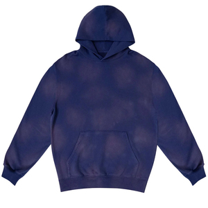 เสื้อฮู้ดดี้ผ้าฟลีซคอตตอน 100% ปักลายดีไซน์ใหม่สำหรับฤดูหนาว สีซีดแบบซันเฟด แห้งเร็ว ระบายอากาศดี รับผลิตตามสั่ง บริการขายส่งและ OEM - Product Image 1