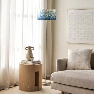 Moderna sala de estar de lujo decoración del hogar elegante forma de hongo lámpara de pie de tela blanca elegante soporte dorado LED para uso en el hogar y la Oficina - Product Image 2