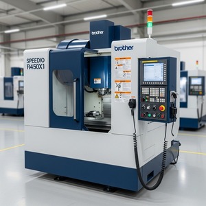 เครื่องจักรกลซีเอ็นซีแนวตั้ง Brother SPEEDIO R450X1 ระบบ BT30 ความเร็วสูง ระบบพาเลทคู่ ความแม่นยำสูง ดีไซน์กะทัดรัด - Product Image 5