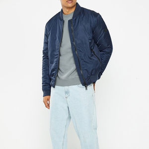 Collection d'hiver, vente en gros, veste bomber hip-hop pour homme de haute qualité, veste d'hiver, col montant, veste en tissu pour homme - Product Image 2