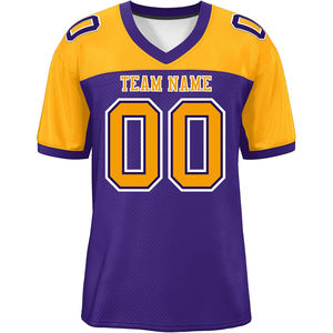 Urban Clubwear Streetwear Camisetas de fútbol americano Ropa deportiva Secado rápido Transpirable Malla de poliéster Sublimación Imprimir Logo - Product Image 5