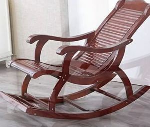 Mecedora decorativa de madera recién llegada para sala de estar y decoración del hogar en diseño moderno - Product Image 4