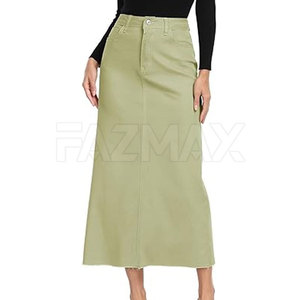 Jupe en jean surdimensionnée et légère pour femmes Jupe en jean confortable et respirante pour adulte - Product Image 1