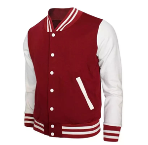 Chaquetas de Diseño Personalizadas al por Mayor, Chaqueta de Béisbol Informal con Logotipo, Chaqueta Universitaria Unisex de Algodón y Poliéster - Product Image 3